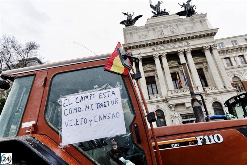 Sindicalistas se manifiestan en defensa del futuro agrario