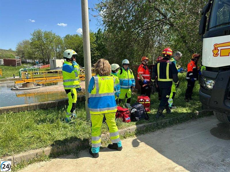 Trabajador fallece en accidente laboral en estación depuradora de Majadahonda