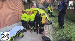 Hombre de 48 años en estado grave tras caer desde un primer piso en Moratalaz.