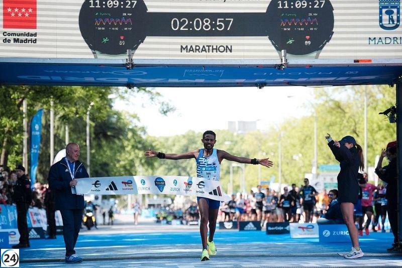 Tafa y Jebet arrasan en la carrera Rock 'n' Roll Running Series Madrid.