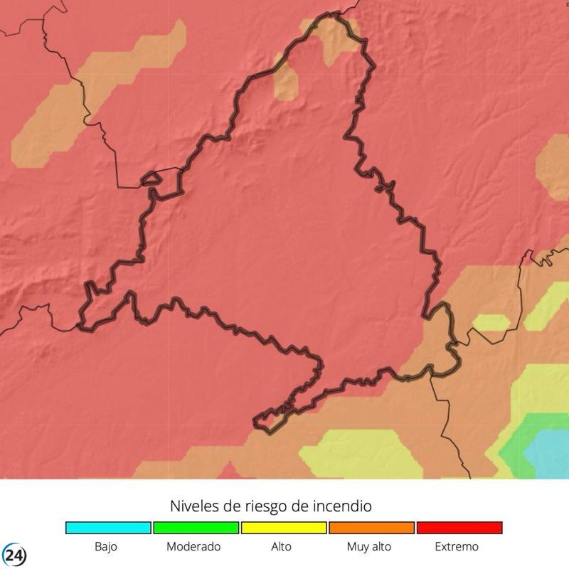 Precaución ante el alto riesgo de incendios: prohíben uso de fuego y maquinaria cerca de las zonas forestales