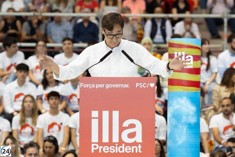 Sancionan al PSOE-M y Maroto por apoyar a Illa en redes durante jornada de reflexión catalana.