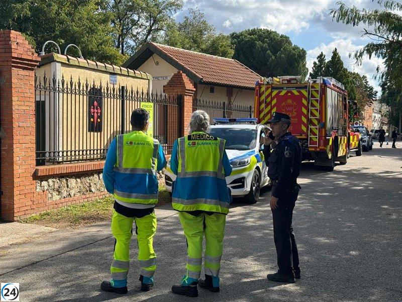 Trabajador de 57 años fallece tras ser atropellado por tren turístico en Arganda del Rey.