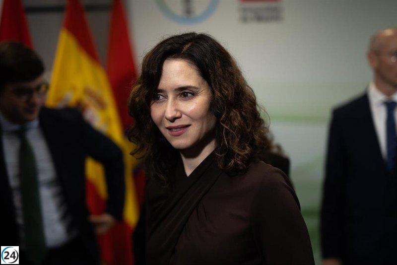 La Universidad de las Américas en Quito otorgará el título de Doctora Honoris Causa a Ayuso este miércoles.