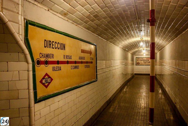 El Metro de Madrid inicia nuevas obras de restauración en la emblemática estación de Chamberí.