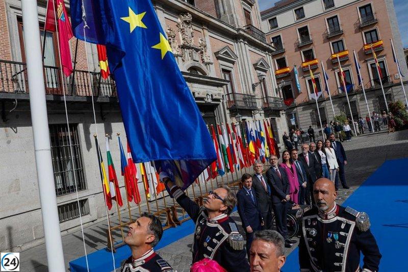 El 9 de mayo, la Plaza de la Villa celebrará el Día de Europa con el izado de la bandera de la UE.