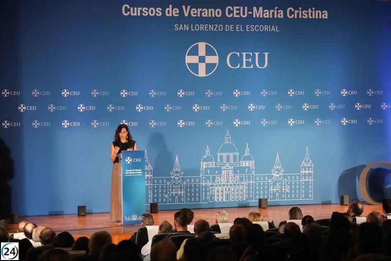 Ayuso cuestiona la disposición del Gobierno a eliminar sus 