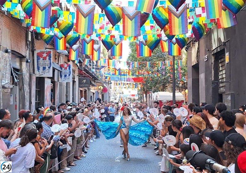 Pelayo se tiñe de orgullo: La Carrera de Tacones regresa con pelucas y botas vaqueras.