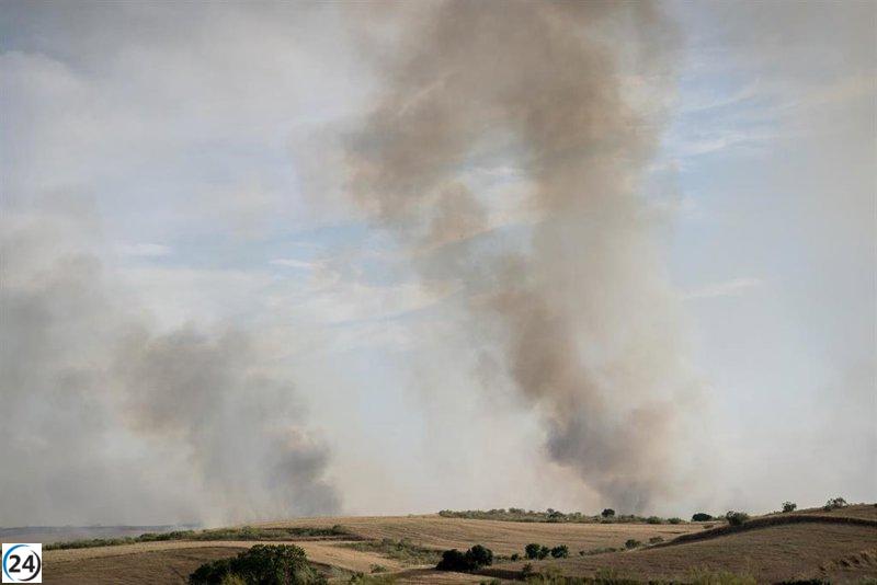 Se activa la alerta máxima por incendio forestal en Colmenar Viejo.