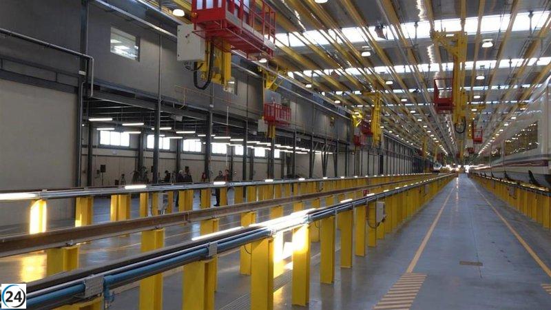 Renfe destina 41 millones para modernizar el taller de Fuencarral y dar servicio a la nueva flota de trenes de Cercanías.
