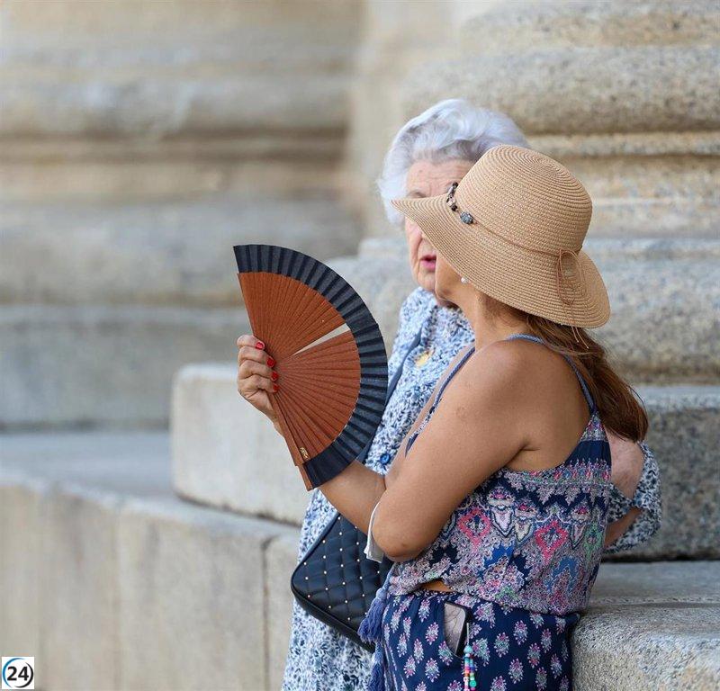 Arganda del Rey registra un récord de 41,8ºC en la ola de calor del viernes.