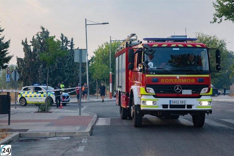 Noche pacífica en Tres Cantos: Bomberos controlan el fuego con 11 brigadas en acción.