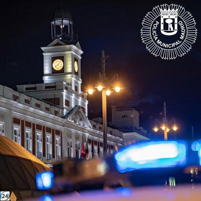 Cuatro arrestos tras violenta pelea con armas en la Plaza de San Ana.