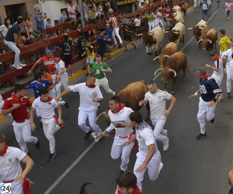 Diez heridos en el cuarto encierro de San Sebastián de los Reyes tras la caída de un toro.