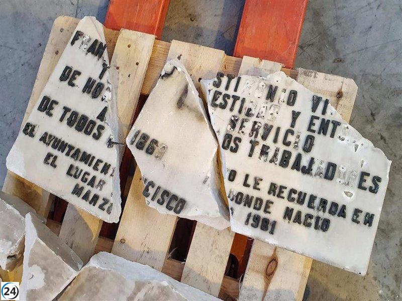 El Ayuntamiento restaurará la placa de Largo Caballero según lo ordenado por la sentencia.