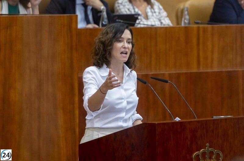 Ayuso critica la percepción de Madrid como un 