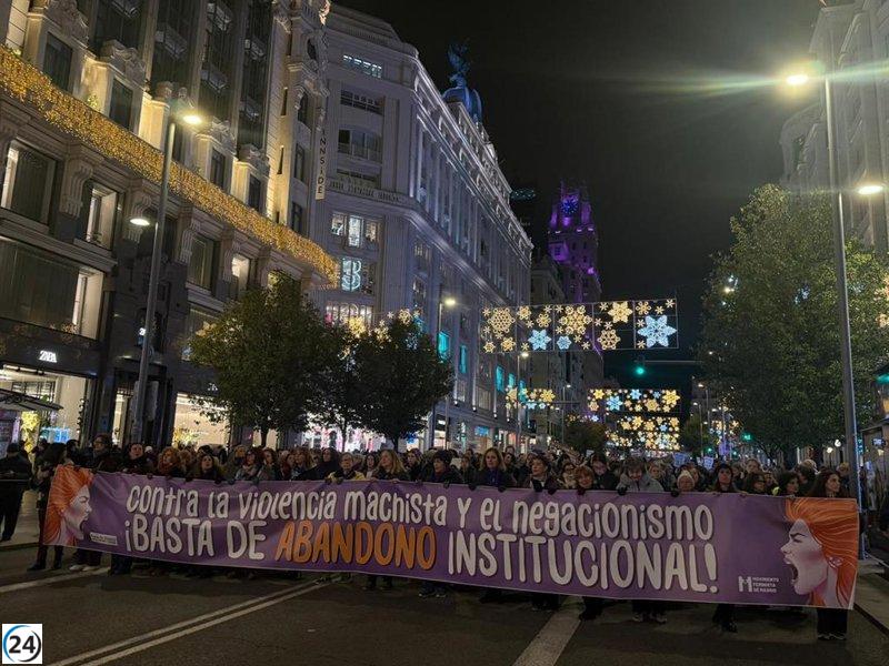 Feministas abolicionistas protestan en la ciudad: 