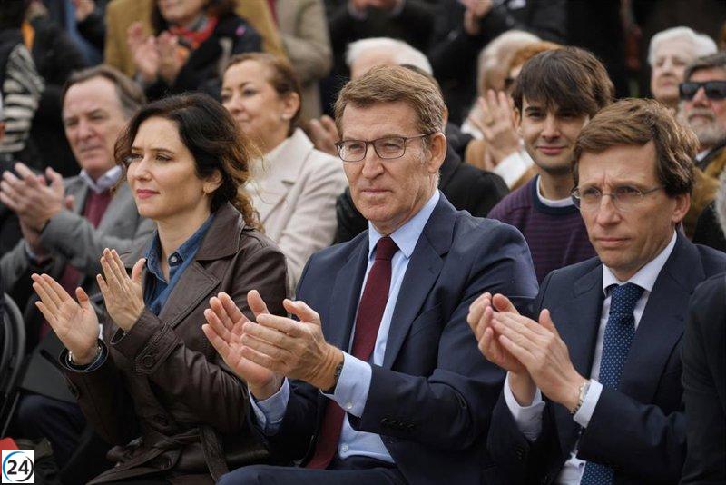 Ayuso y Almeida se unirán a la protesta contra Sánchez en el Templo de Debod este domingo.