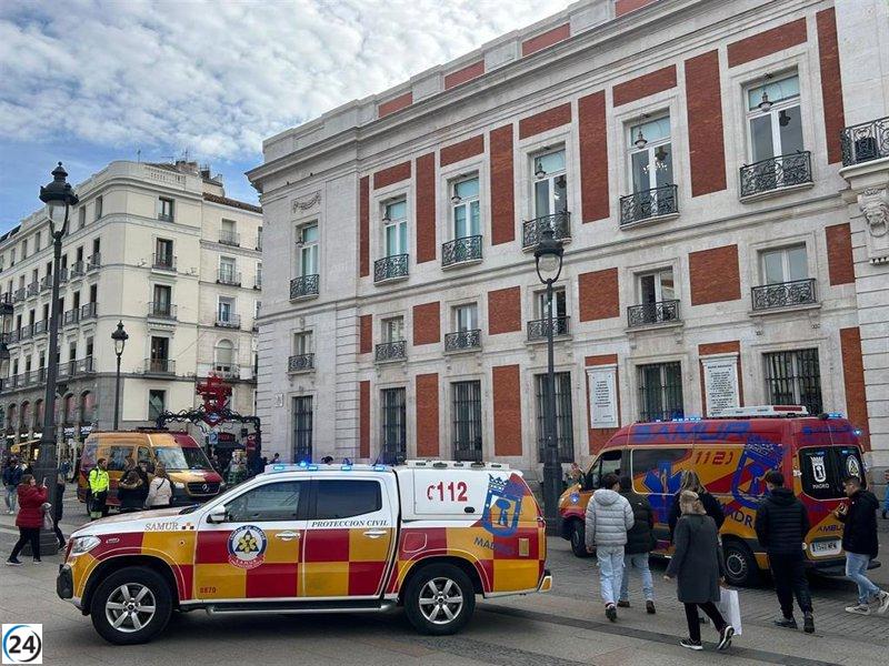 Arresto en el Metro de Sol tras agresión a una mujer mayor.