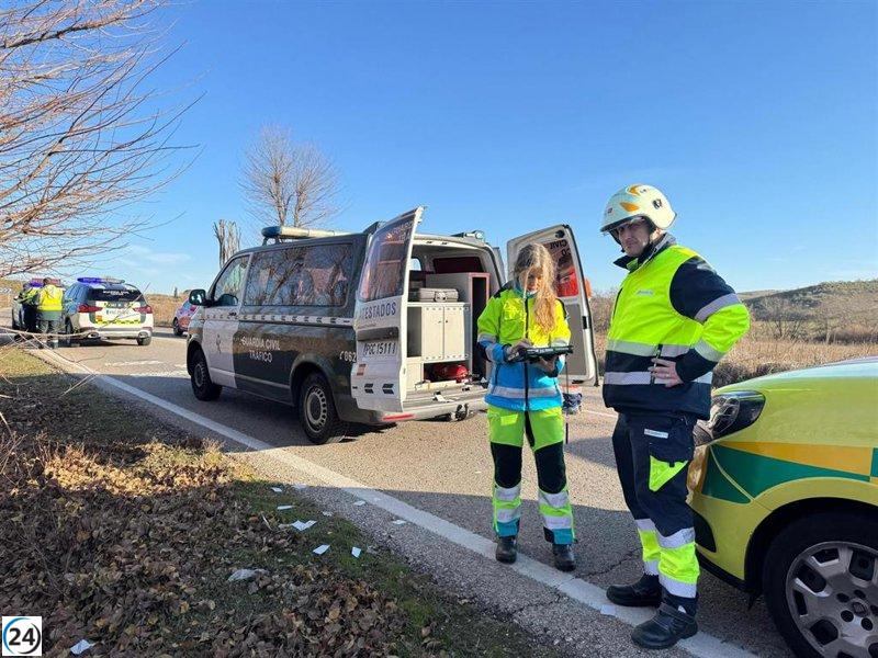 Un joven motociclista de 30 años pierde la vida en un trágico accidente en la M-113, cerca de Fresno del Torote.