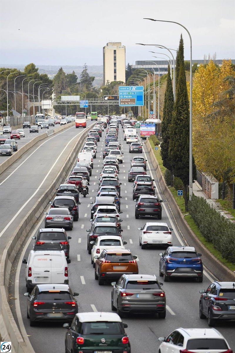 La DGT prevé 4,59 millones de viajes en la Comunidad durante la campaña navideña.