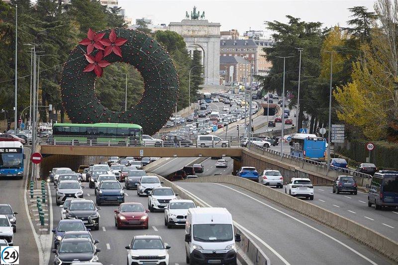 Madrid enfrenta congestión generalizada debido a un accidente en la A-1 en Somosierra.