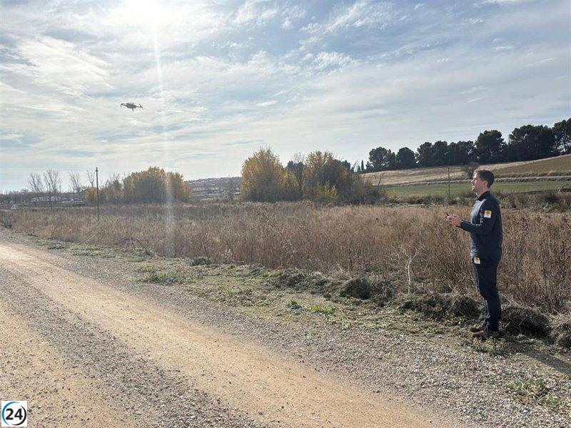 Drones en acción: La Conferencia Hidrográfica del Tajo luchará contra las extracciones ilegales y la contaminación.