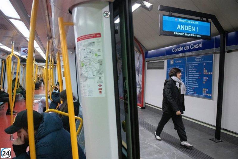 Metro pospone hasta el 11 de octubre el cierre adelantado de la Línea 6 a las 23 horas de domingo a jueves.