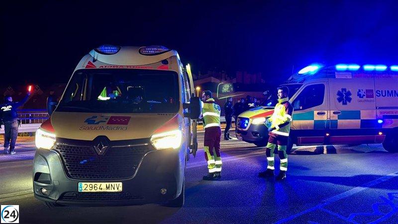 Mujer de 42 años herida al cruzar de forma imprudente en Getafe.