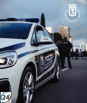 Detenido por atropello doble en Villaverde un conductor ebrio en la madrugada del domingo.