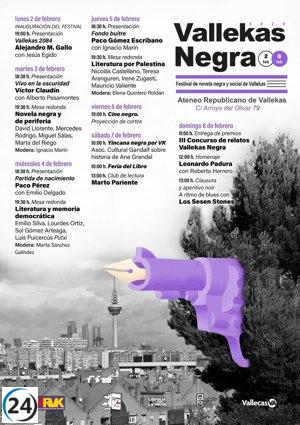 El IV Festival Vallekas Negra trae la novela 'noir' a la ciudad con la participación de más de 20 escritores el 2 de febrero.
