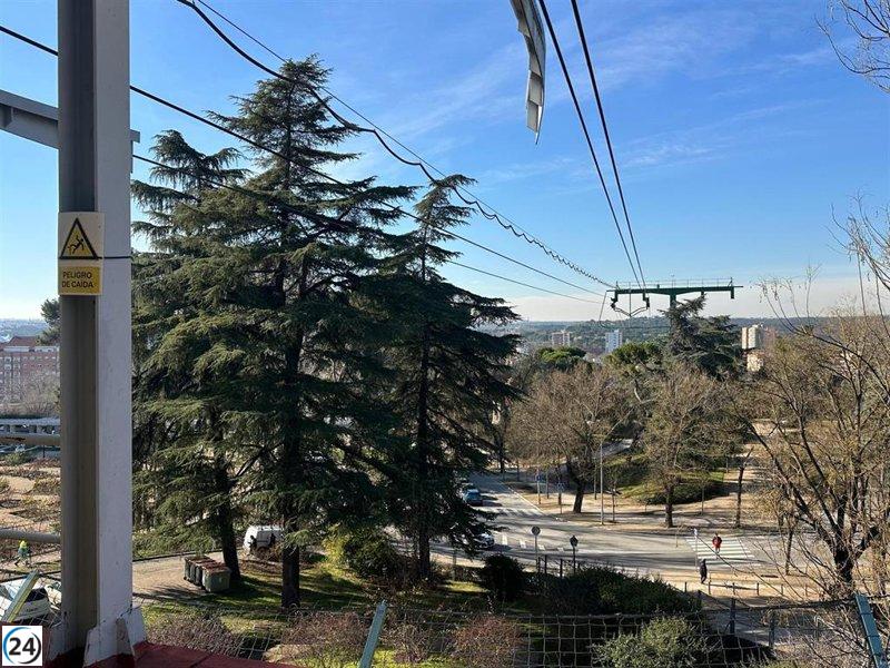 El teleférico de Madrid se inaugurará en 2027, con capacidad para diez pasajeros por cabina y un diseño monocable.