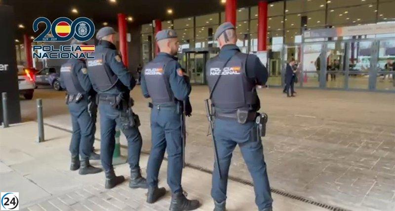 Cerca de 850 policías resguardan la seguridad de Fitur y Madrid ante el aumento de visitantes.
