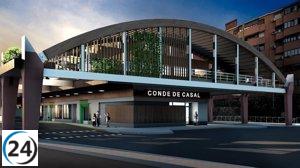 Progreso hacia la finalización del nuevo intercambiador de Conde de Casal para el primer semestre.