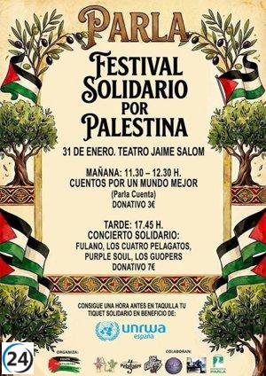 Parla celebra un festival infantil y musical en apoyo a Palestina este sábado.