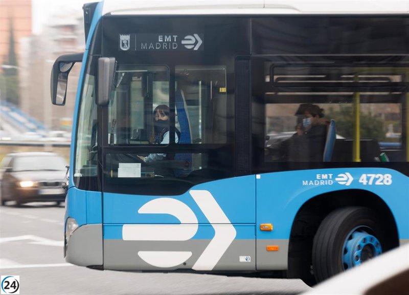 Autobuses de la EMT en Madrid serán gratuitos durante los días 11 y 12 de abril después de Semana Santa.