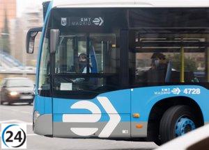 Autobuses de la EMT en Madrid serán gratuitos durante los días 11 y 12 de abril después de Semana Santa.