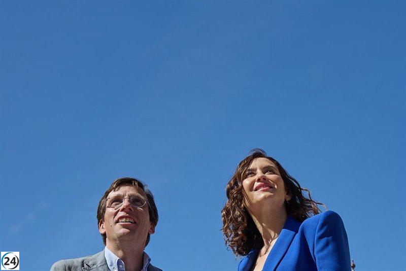 Mayoría absoluta de Ayuso y Almeida dependería de apoyo de Vox y Cs, según sondeo.