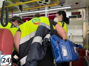 Atropellado un menor de 15 años en un paso de peatones de Las Tablas.