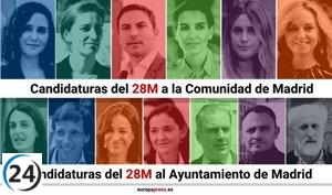 Los candidatos a las elecciones de Madrid 2023: lista completa.