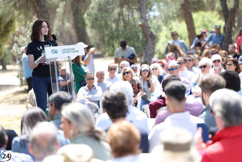 Ayuso critica a Sánchez por malbaratar la herencia de Madrid.