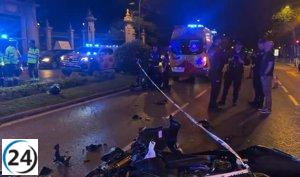 Tres vehículos implicados en accidente deja cuatro heridos en Alfonso XII.