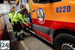 Mujer hospitalizada tras robo con violencia en Batán.