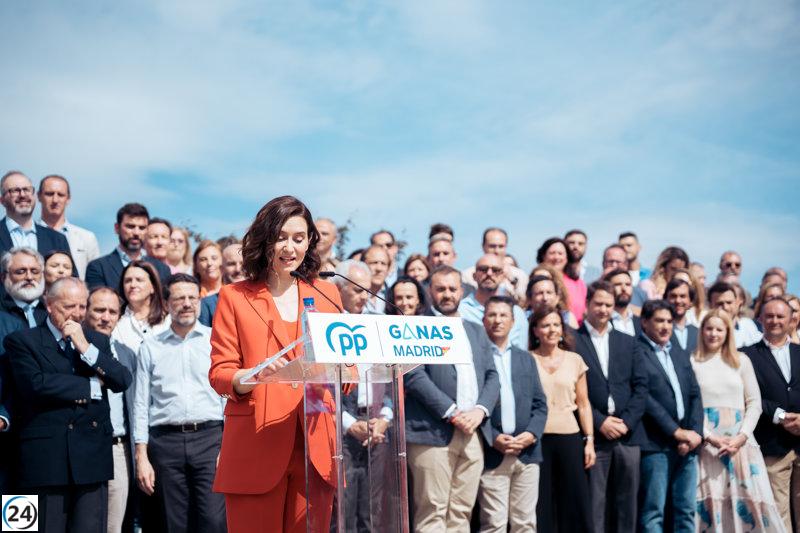 Ayuso exige compromiso a sus candidatos para proteger Madrid de la 