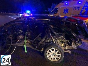 Accidente grave en la A3 de Madrid: un hombre herido tras chocar con un guardarraíl en Santa Eugenia.