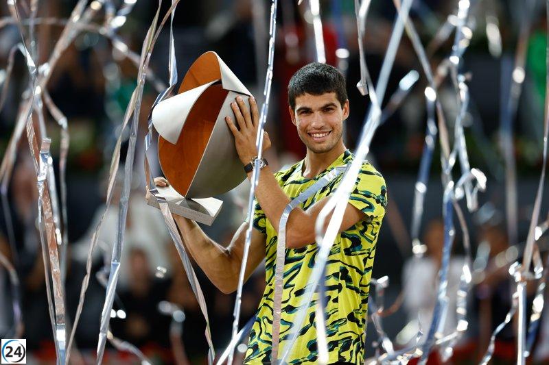 Alcaraz retiene su liderazgo en Madrid.