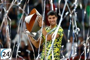 Alcaraz retiene su liderazgo en Madrid.