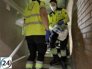 Agresión con arma blanca en Villaverde deja dos heridos, uno grave y otro leve.