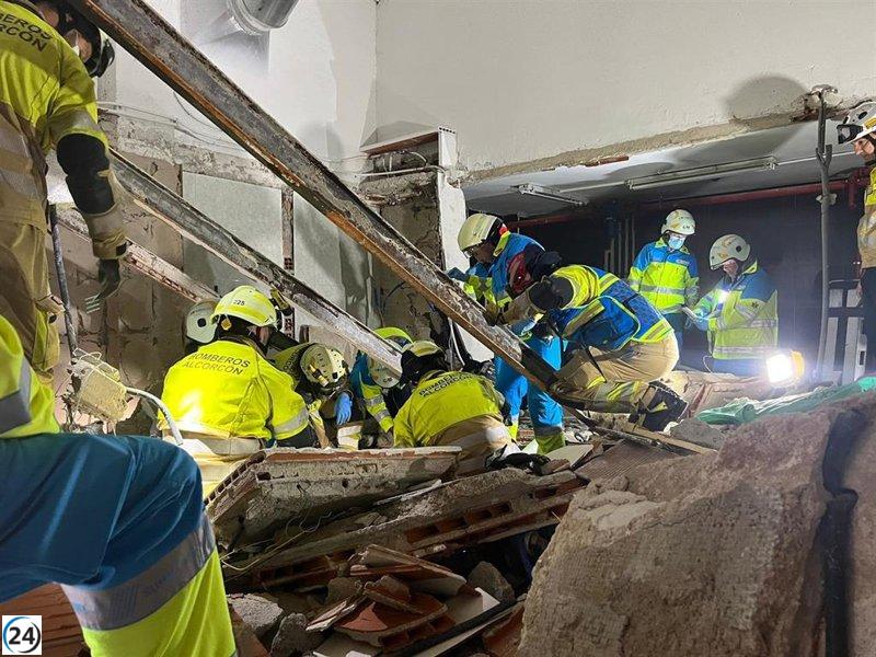 Grave accidente laboral en la rehabilitación de un edificio en Alcorcón.