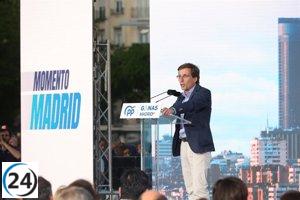 Almeida exige a Maroto y Maestre rechazar a Bildu para ser alcaldesas de Madrid.